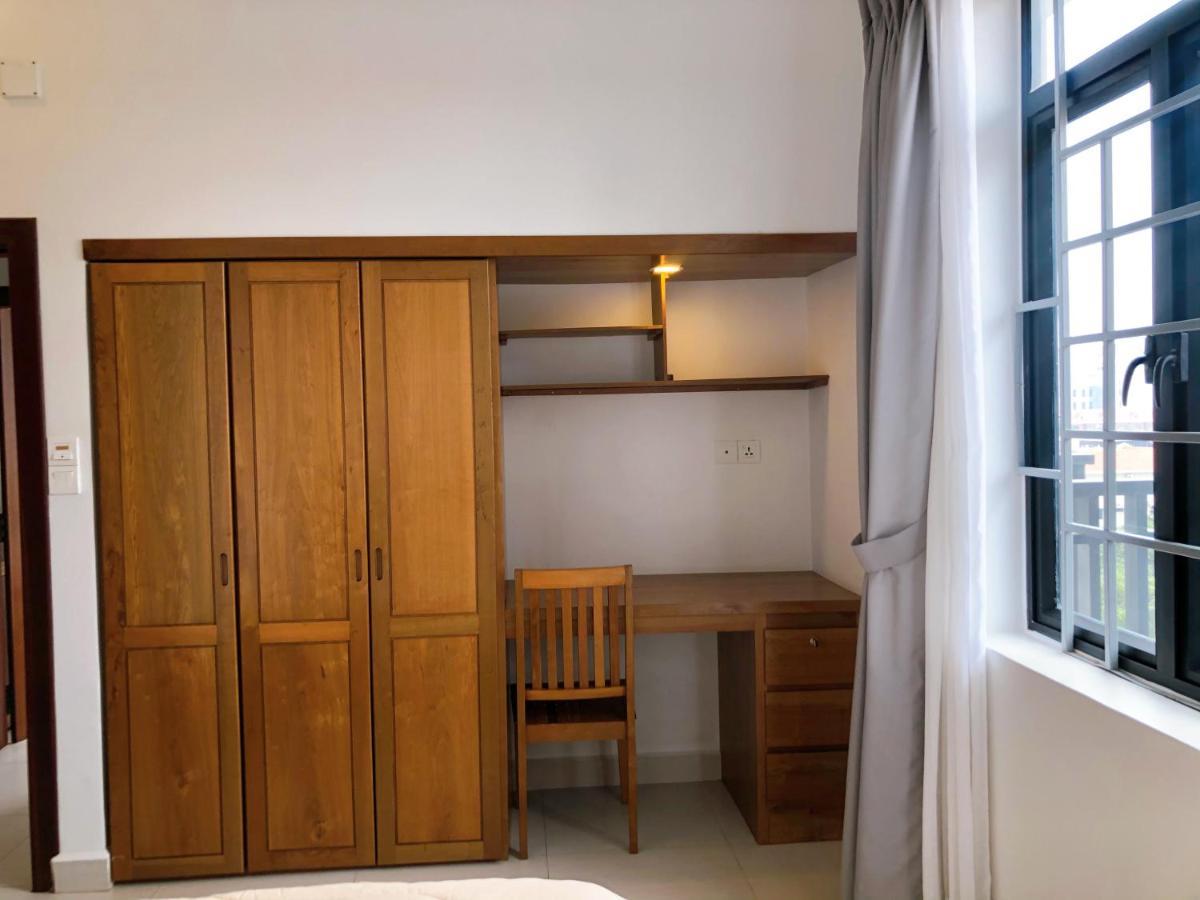 60m² 2 slaapkamer, 2 privé badkamer Appartement in Chamkar Morn Phnom-Penh Buitenkant foto
