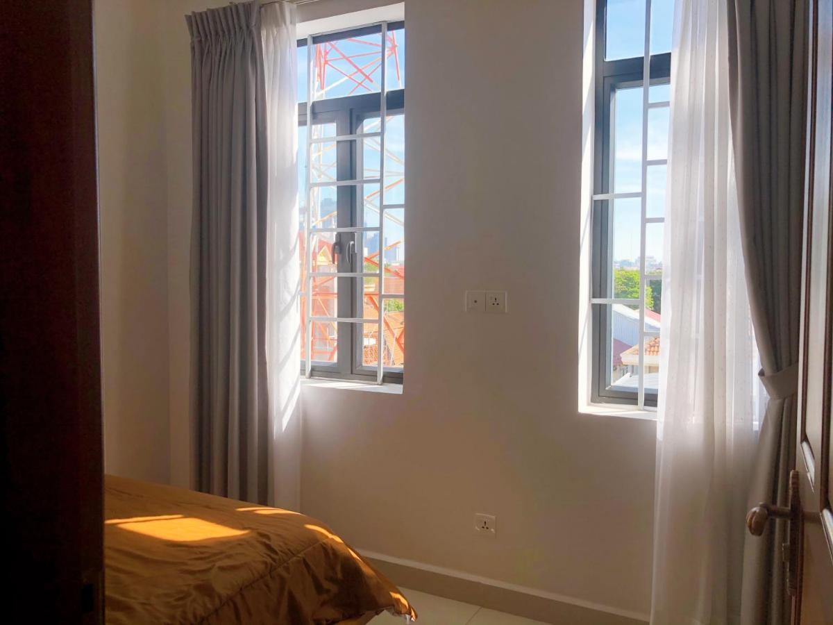 60m² 2 slaapkamer, 2 privé badkamer Appartement in Chamkar Morn Phnom-Penh Buitenkant foto