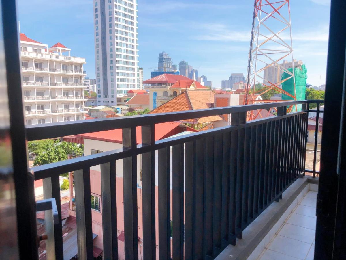 60m² 2 slaapkamer, 2 privé badkamer Appartement in Chamkar Morn Phnom-Penh Buitenkant foto