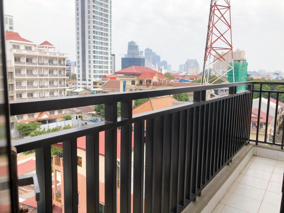 60m² 2 slaapkamer, 2 privé badkamer Appartement in Chamkar Morn Phnom-Penh Buitenkant foto
