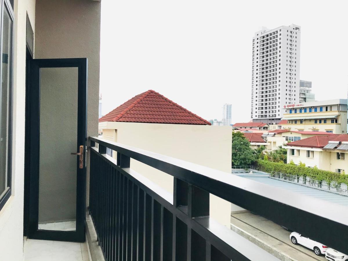 60m² 2 slaapkamer, 2 privé badkamer Appartement in Chamkar Morn Phnom-Penh Buitenkant foto