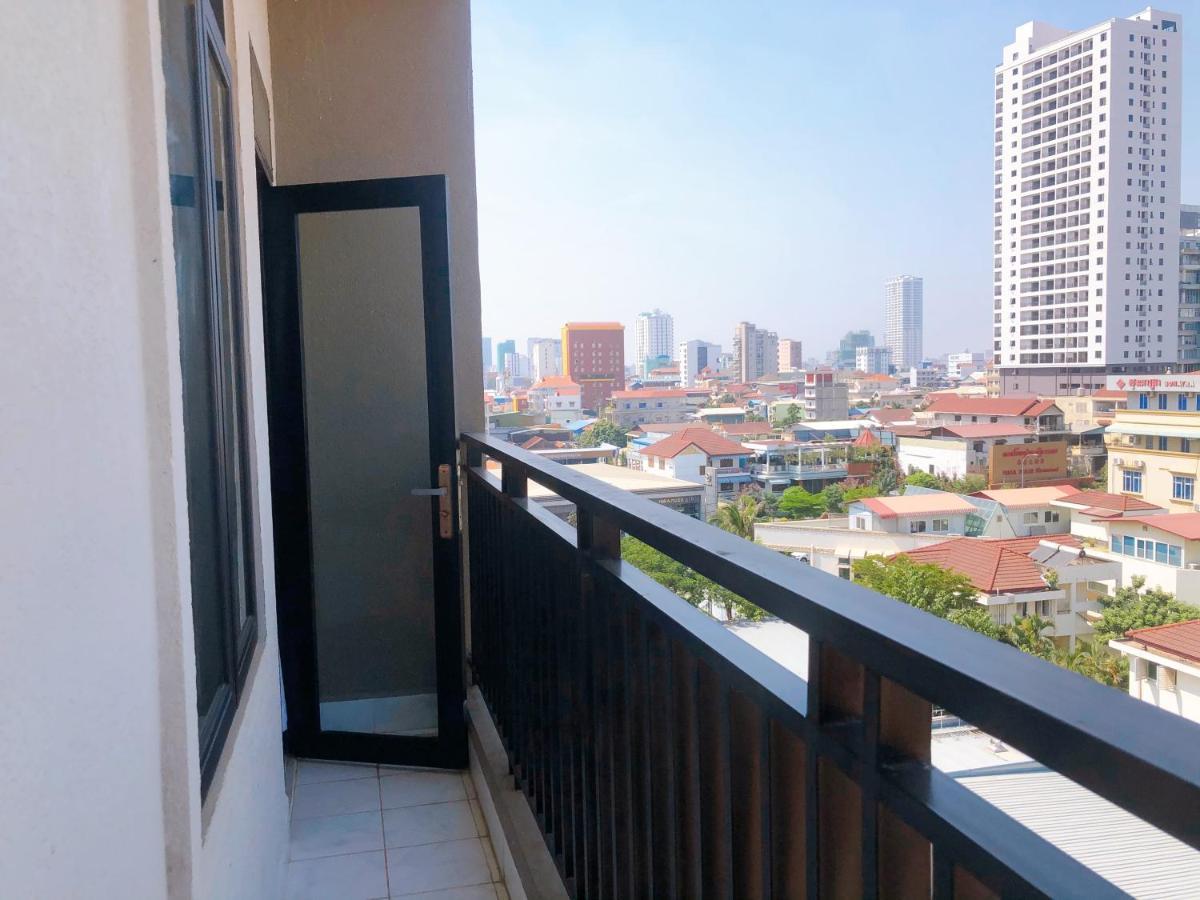 60m² 2 slaapkamer, 2 privé badkamer Appartement in Chamkar Morn Phnom-Penh Buitenkant foto