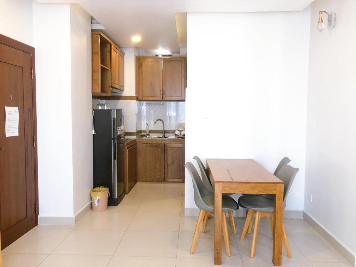 60m² 2 slaapkamer, 2 privé badkamer Appartement in Chamkar Morn Phnom-Penh Buitenkant foto