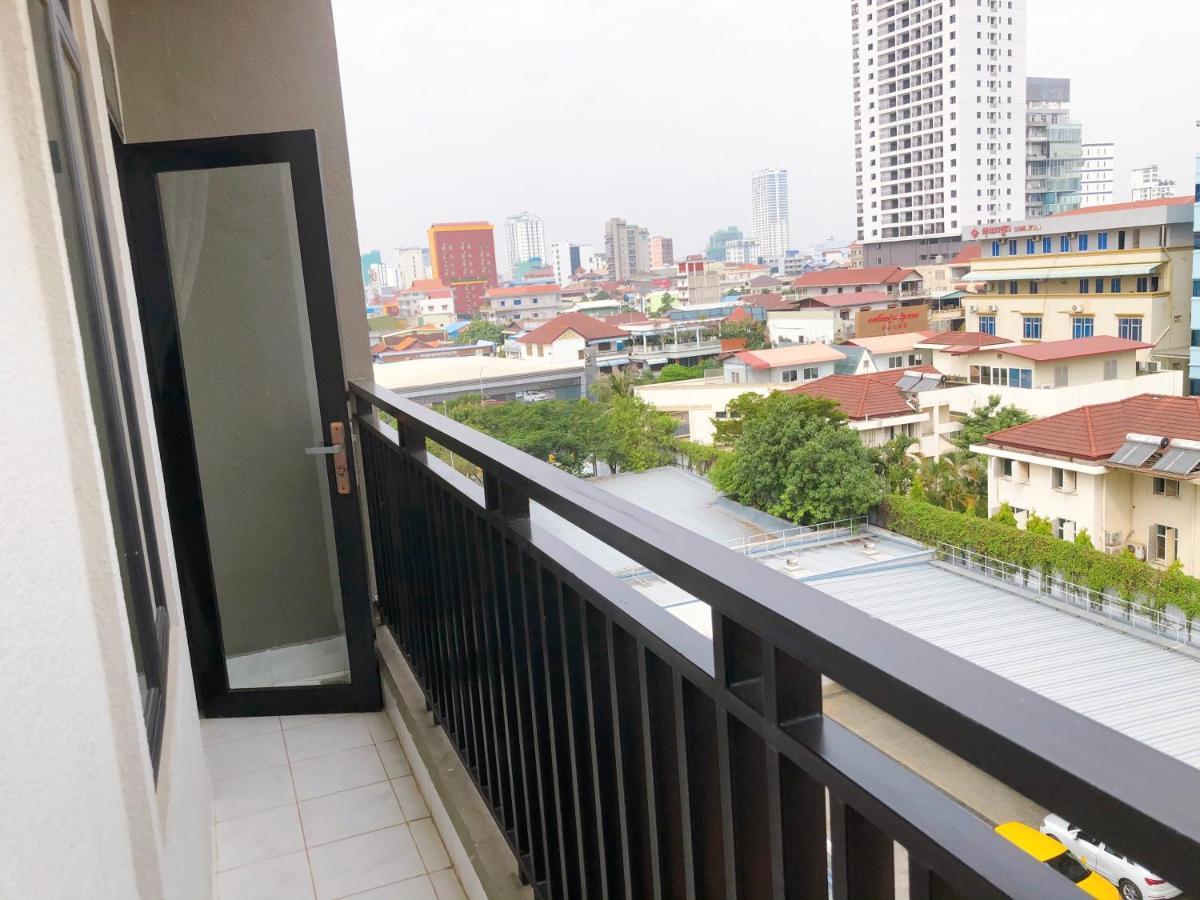 60m² 2 slaapkamer, 2 privé badkamer Appartement in Chamkar Morn Phnom-Penh Buitenkant foto