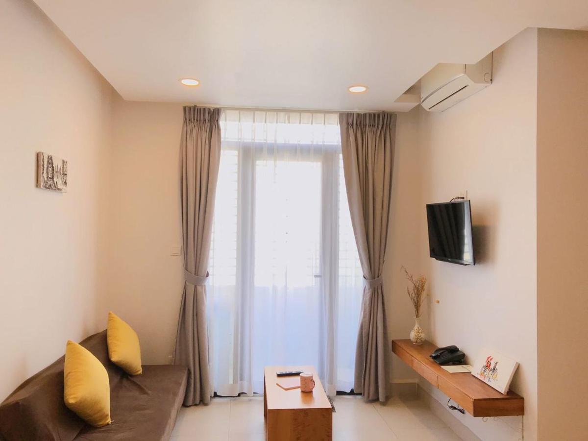 60m² 2 slaapkamer, 2 privé badkamer Appartement in Chamkar Morn Phnom-Penh Buitenkant foto